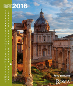 Calendario 2016 RomaColoriAtmosfere. Febbraio