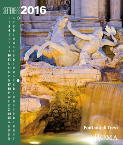 Calendario 2016 RomaColoriAtmosfere. Settembre