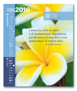 CalendarioSegniSimboliParole. Mese: febbraio 2016
