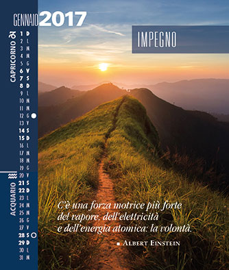 Calendario SegniSimboliParole 2017. Biancolapis Design.